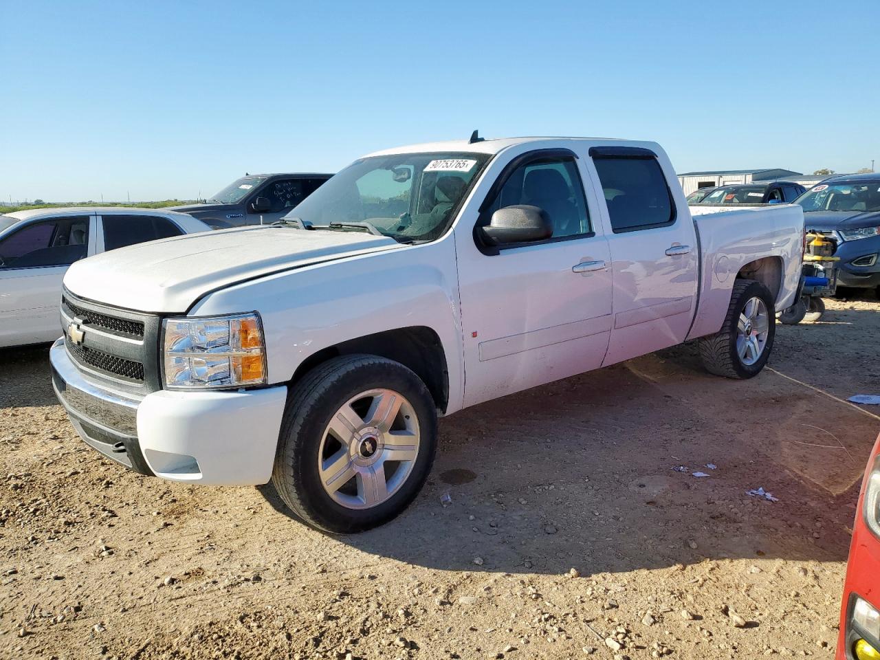 2008 Chevrolet Silverado C1500 white other gas 3GCEC13JX8G266723 photo #1