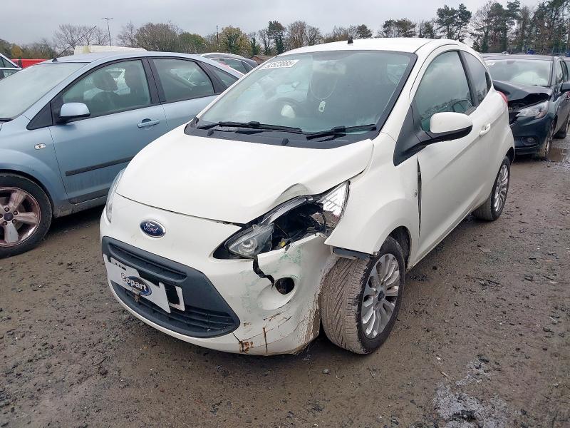 2012 FORD KA 1.2 ZETEC 3DR [START STOP] for sale at Copart WOLVERHAMPTON