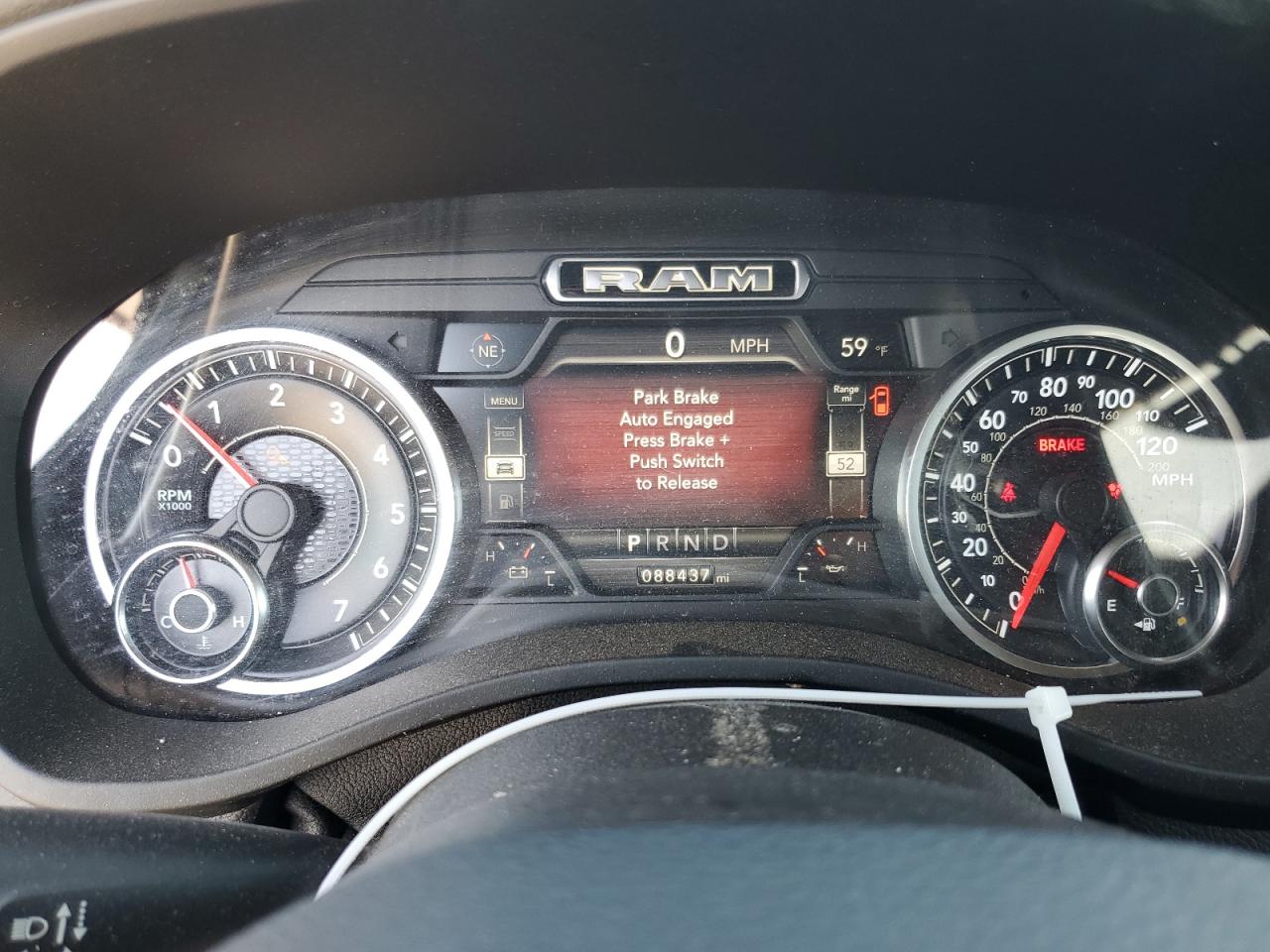 2019 Ram 1500 Big Horn/Lone Star VIN: 1C6SRFFT9KN597360 Lot: 91424285