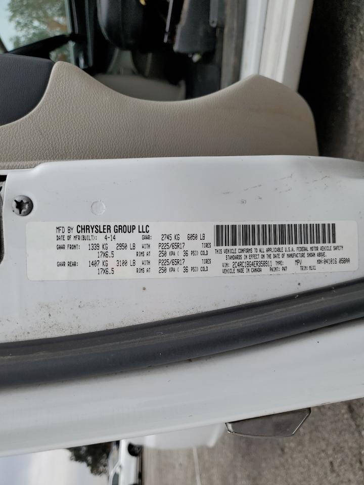 2014 Chrysler Town & Country Touring VIN: 2C4RC1BG4ER358911 Lot: 92817035