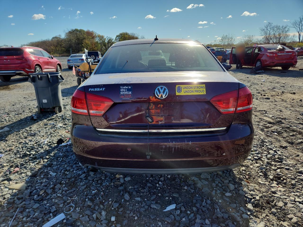 2012 Volkswagen Passat S VIN: 1VWAP7A30CC087691 Lot: 91625815