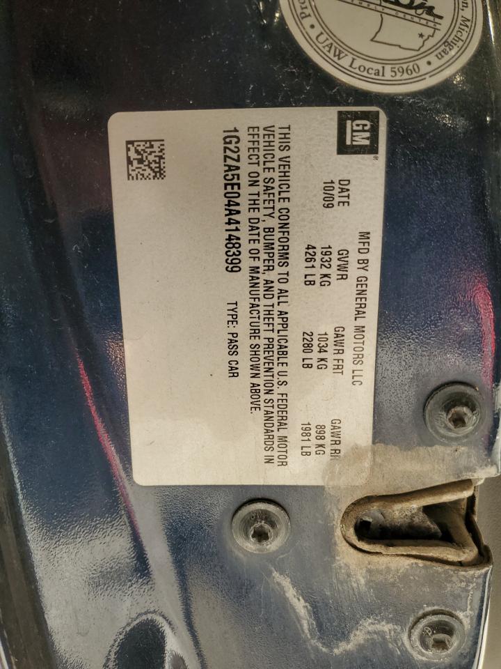 2010 Pontiac G6 VIN: 1G2ZA5E04A4148399 Lot: 91781075