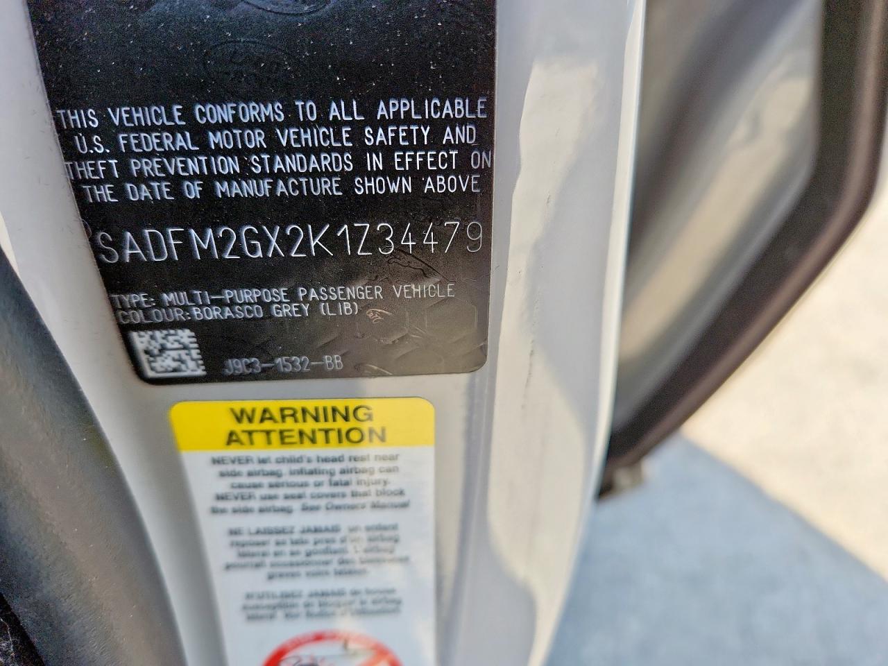 2019 Jaguar E-Pace R-Dynamic Hse VIN: SADFM2GX2K1Z34479 Lot: 92948285