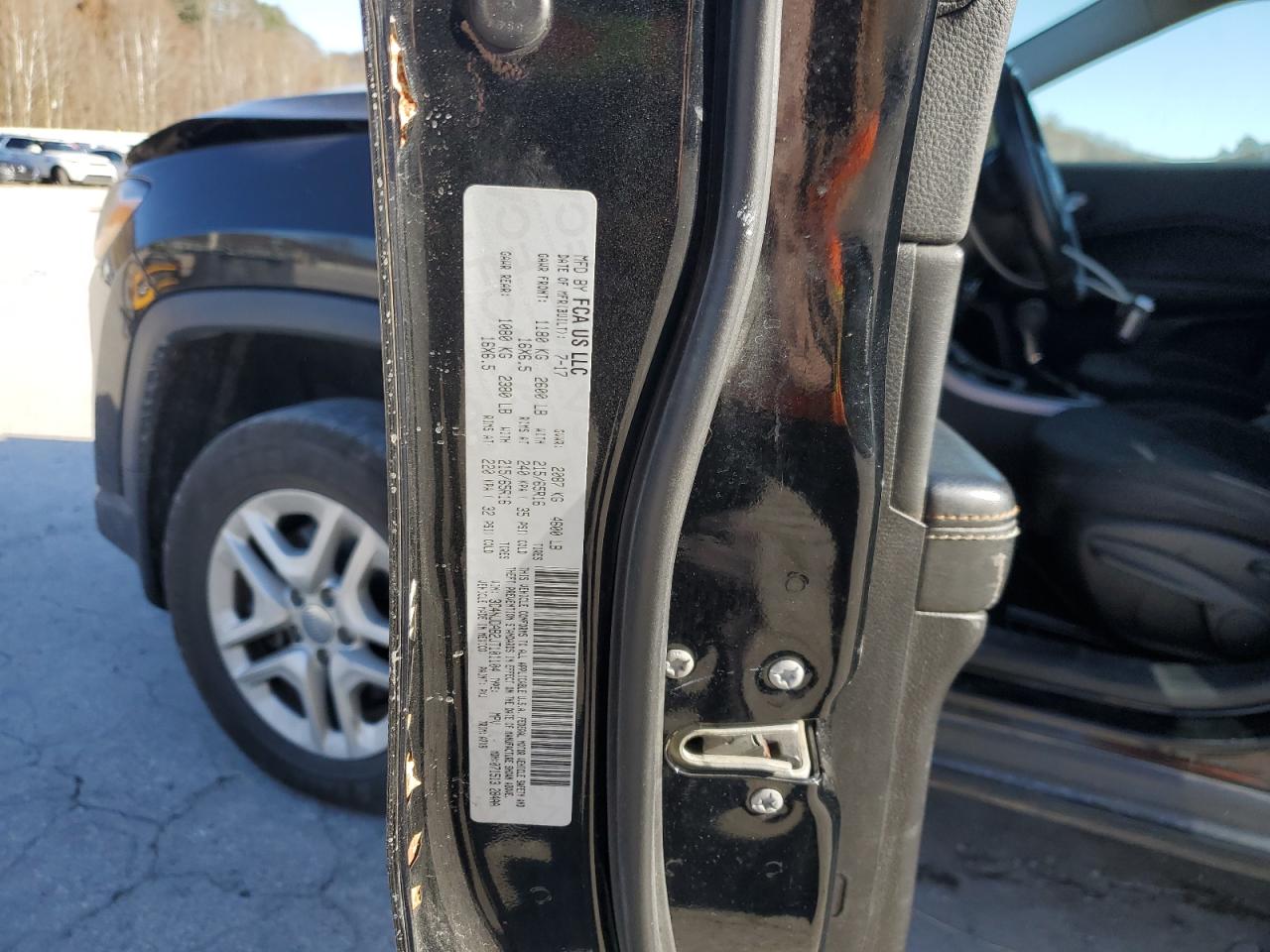 2018 Jeep Compass Sport VIN: 3C4NJDAB2JT101104 Lot: 92680685