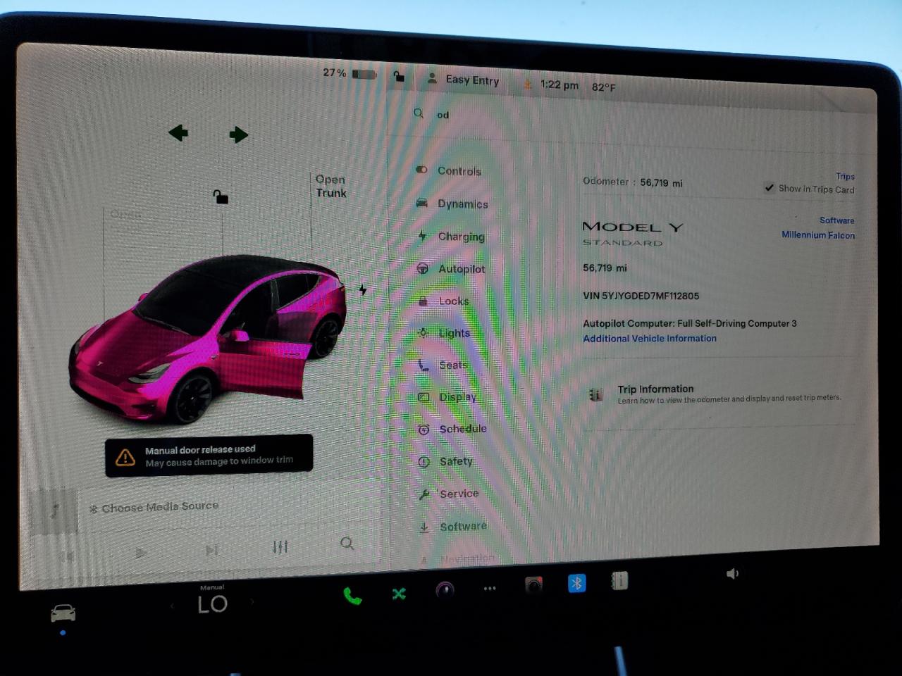 2021 Tesla Model Y VIN: 5YJYGDED7MF112805 Lot: 91308085