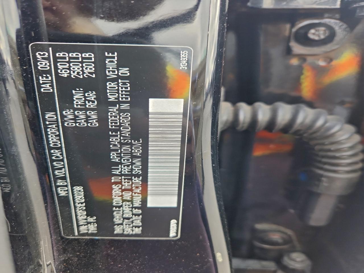 2014 Volvo S60 T5 VIN: YV1612FS1E1290238 Lot: 94141775