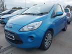 2013 FORD KA 1.2 ZETEC 3DR [START STOP] for sale at Copart SANDY