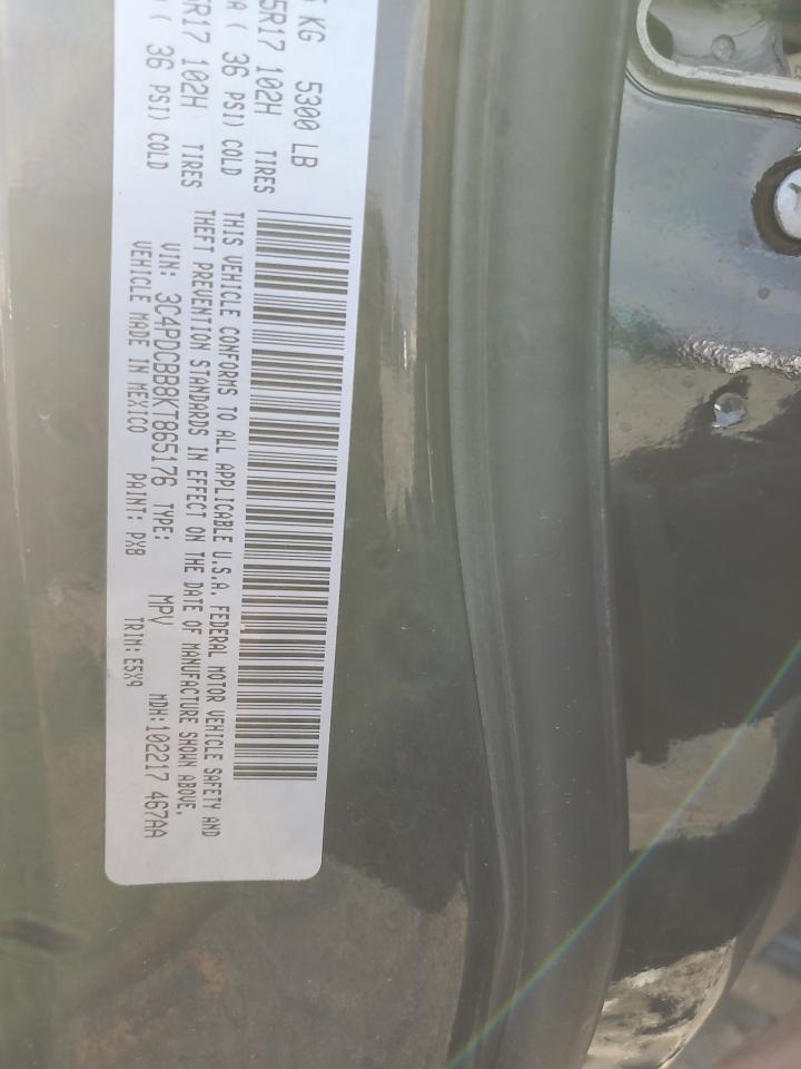 2019 Dodge Journey Se VIN: 3C4PDCBB8KT865176 Lot: 91797045