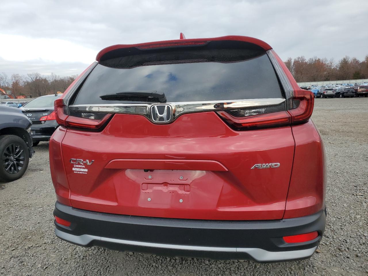 2022 Honda Cr-V Exl VIN: 2HKRW2H81NH649182 Lot: 92302085