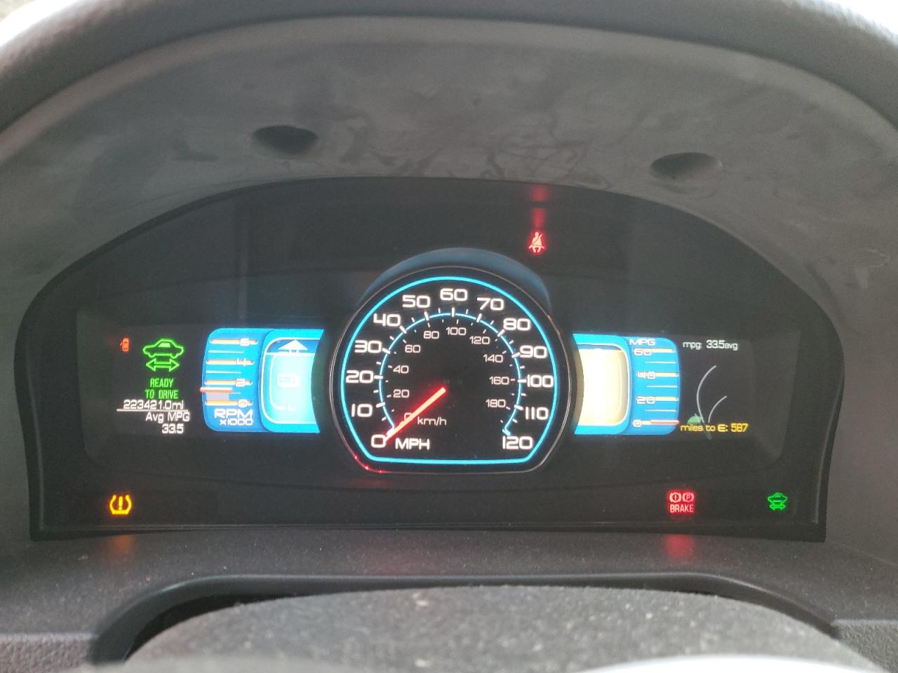 2012 Ford Fusion Hybrid VIN: 3FADP0L39CR196257 Lot: 92353875