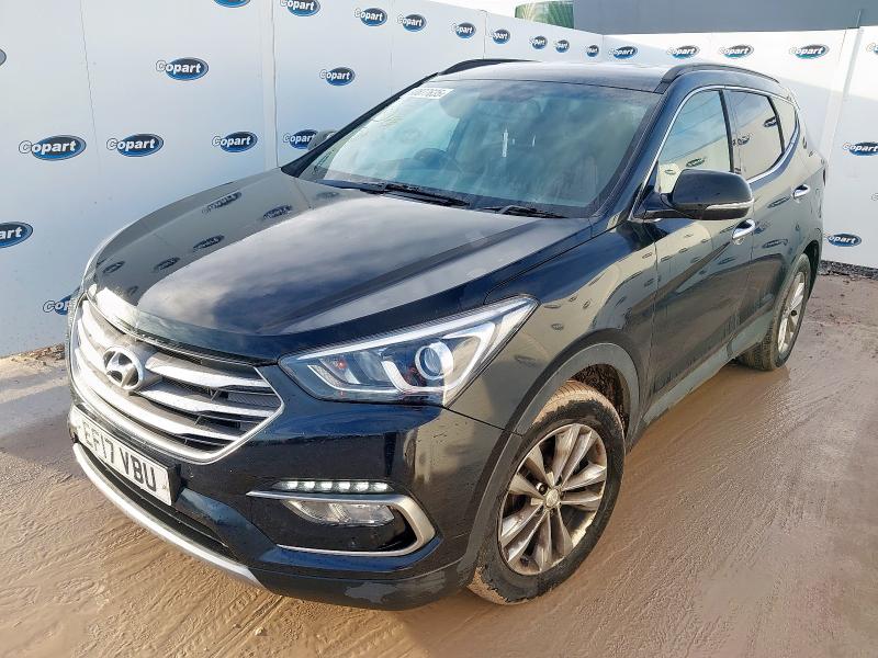 2017 HYUNDAI SANTA FE 2.2 CRDI BLUE DRIVE PREMIUM 5DR AUTO [7 SEATS] for sale at Copart BRISTOL