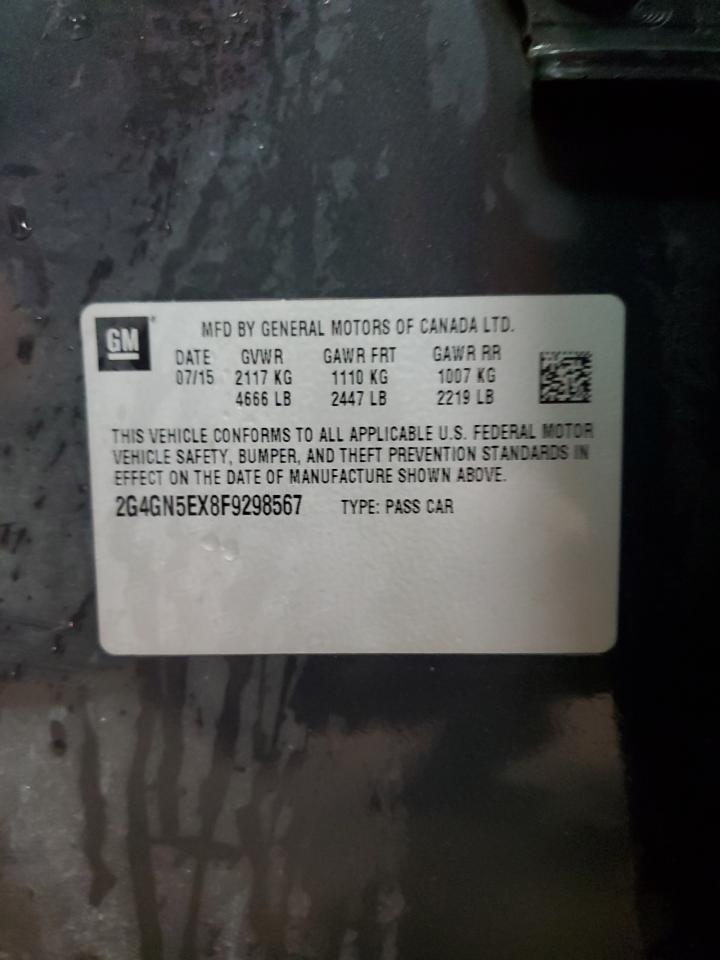 2015 Buick Regal Premium VIN: 2G4GN5EX8F9298567 Lot: 93008555