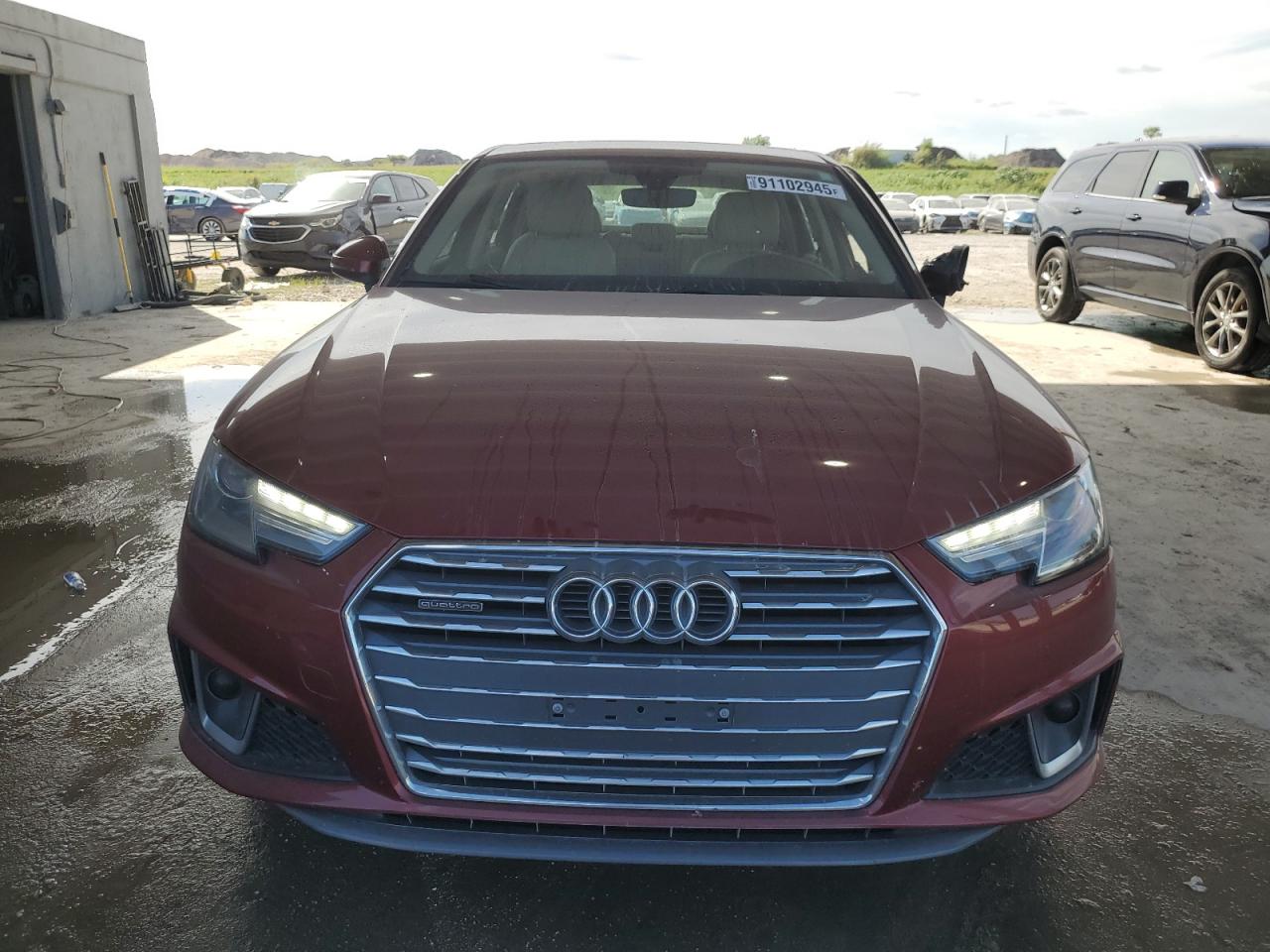 2019 Audi A4 Premium VIN: WAUDNAF46KA014675 Lot: 91102945