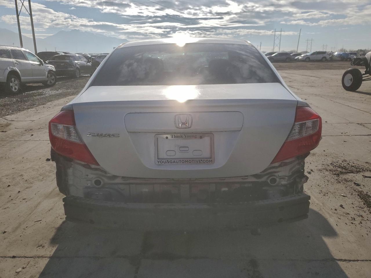 2012 Honda Civic Ex VIN: 2HGFB2F81CH603621 Lot: 92753605