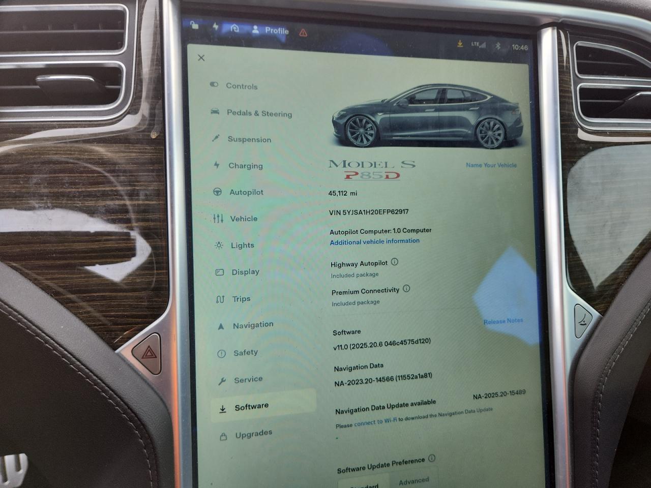 2014 Tesla Model S VIN: 5YJSA1H20EFP62917 Lot: 91862115