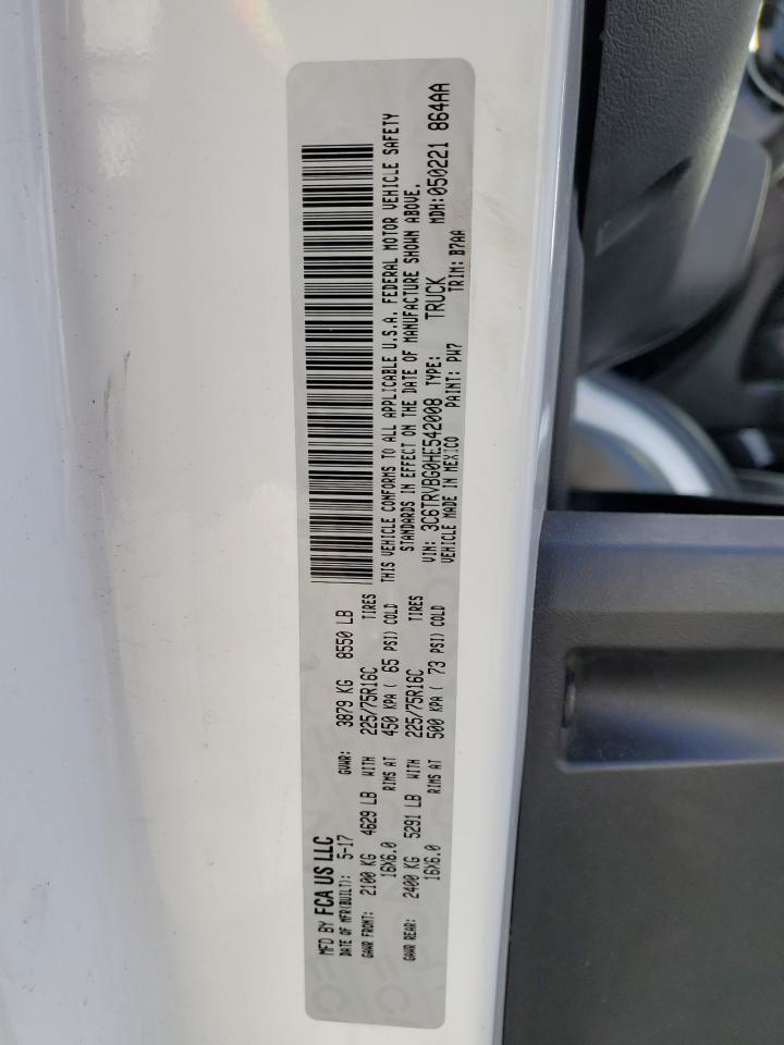 2017 Ram Promaster 1500 Delivery Van VIN: 3C6TRVBG0HE542008 Lot: 91178495