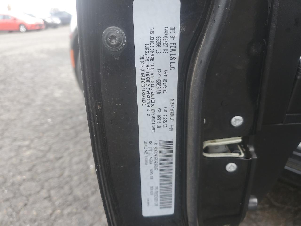 2019 Chrysler 300 Limited VIN: 2C3CCAKG9KH690922 Lot: 92740535