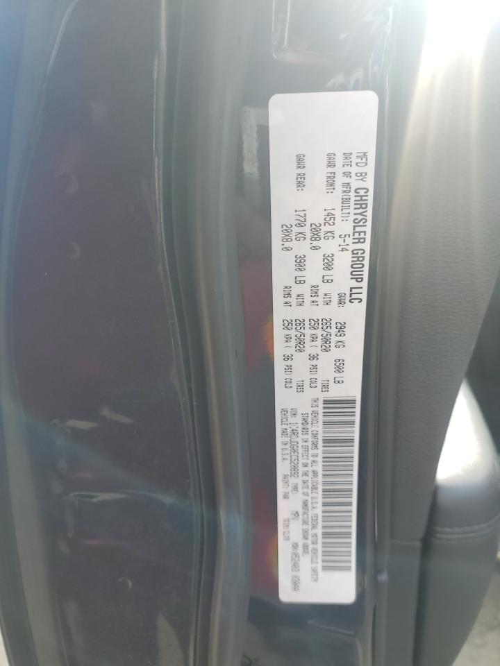 2014 Dodge Durango Limited VIN: 1C4RDJDG0EC520892 Lot: 93335945