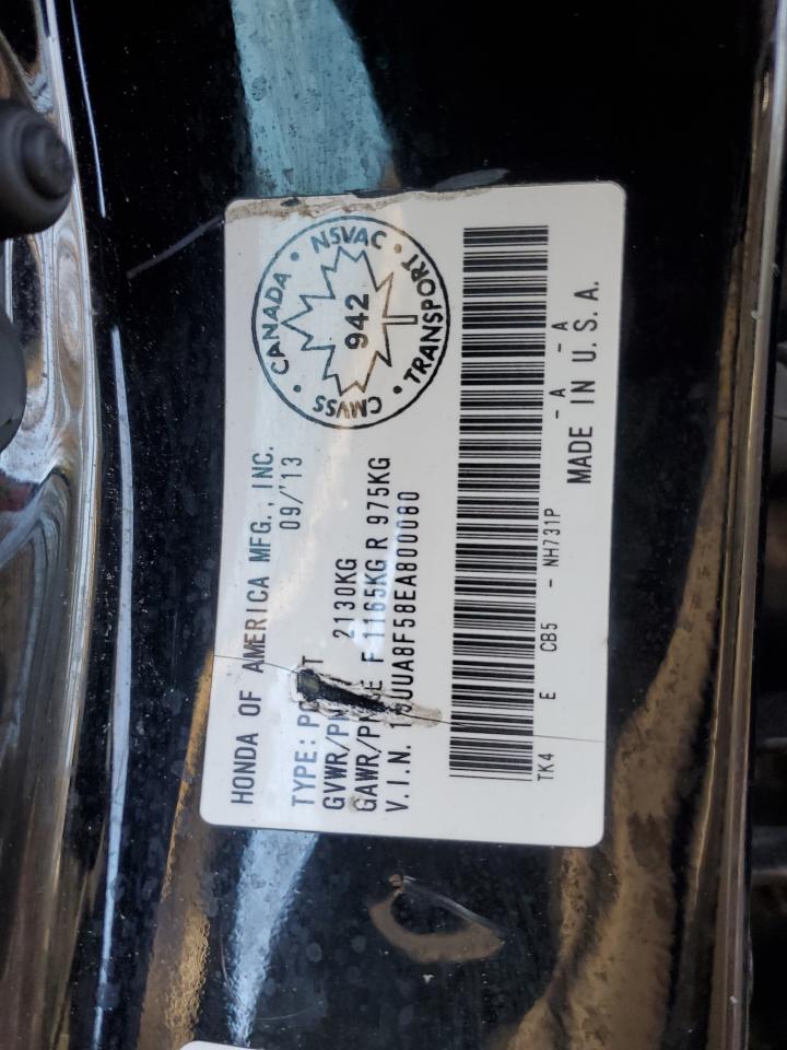 2014 Acura Tl Tech VIN: 19UUA8F58EA800080 Lot: 91169835