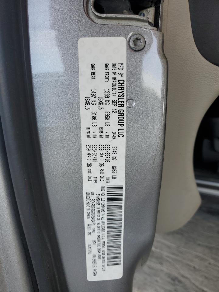 2013 Dodge Grand Caravan Se VIN: 2C4RDGBG2DR546471 Lot: 92243795