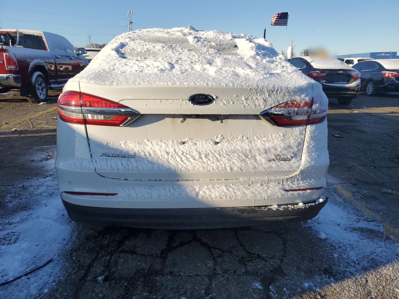 2019 Ford Fusion Se VIN: 3FA6P0LU7KR167520 Lot: 91779075
