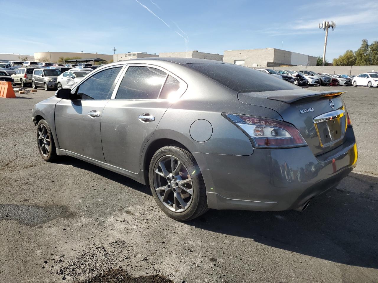 2014 Nissan Maxima S grey null gas 1N4AA5AP4EC496894 photo #3