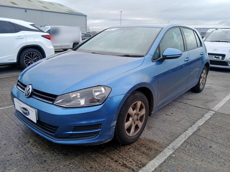 2013 VOLKSWAGEN GOLF 1.6 TDI 105 S 5DR for sale at Copart CHESTER