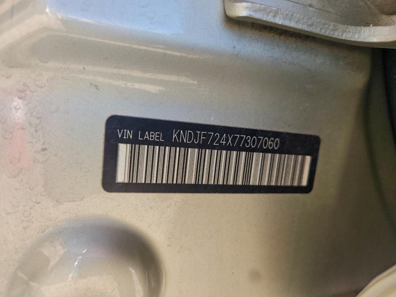 2007 Kia Sportage Lx VIN: KNDJF724X77307060 Lot: 94157565