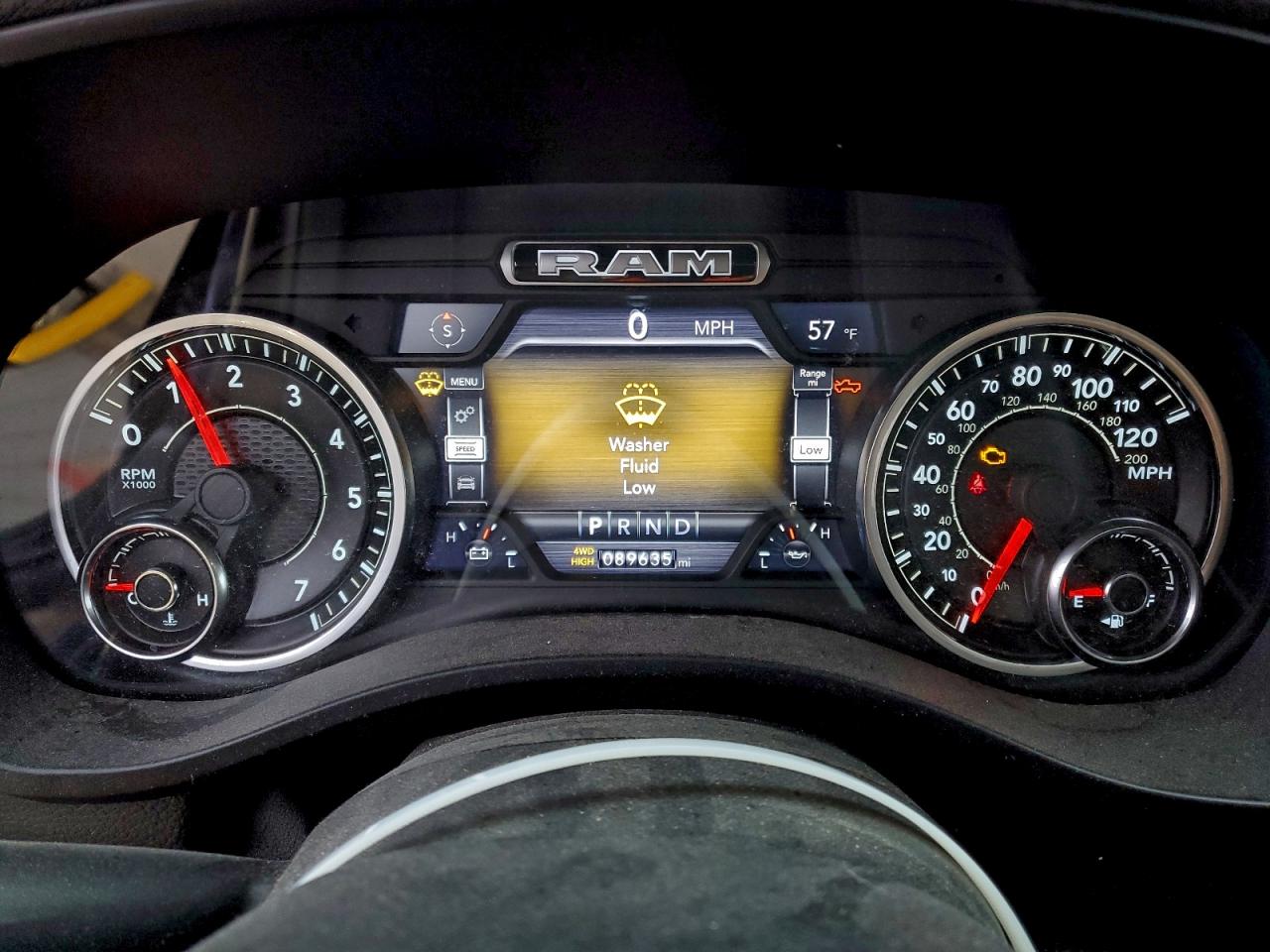 2019 Ram 1500 Laramie VIN: 1C6SRFJT7KN719592 Lot: 91695725