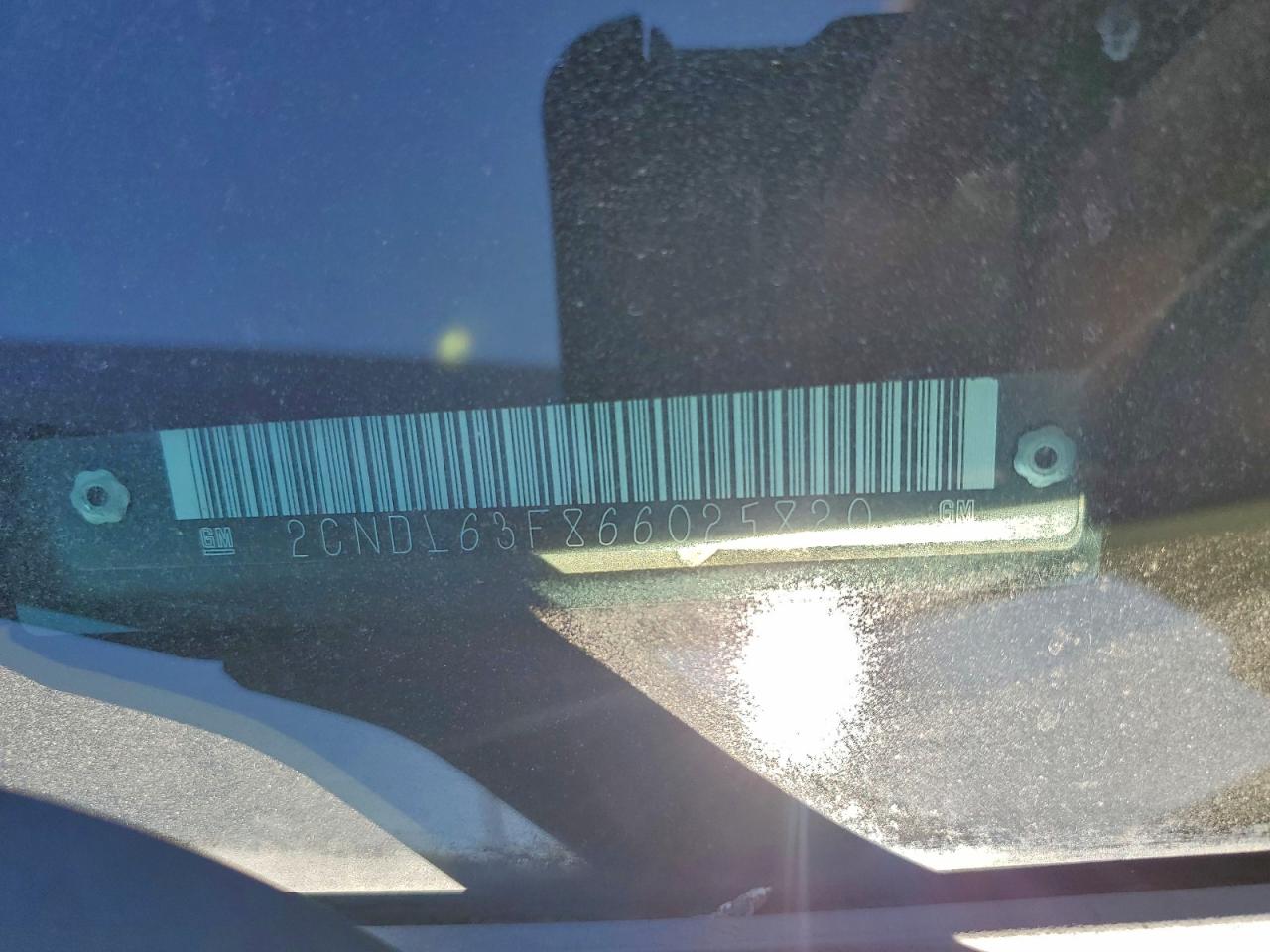 2006 Chevrolet Equinox Lt VIN: 2CNDL63F866025820 Lot: 92112325