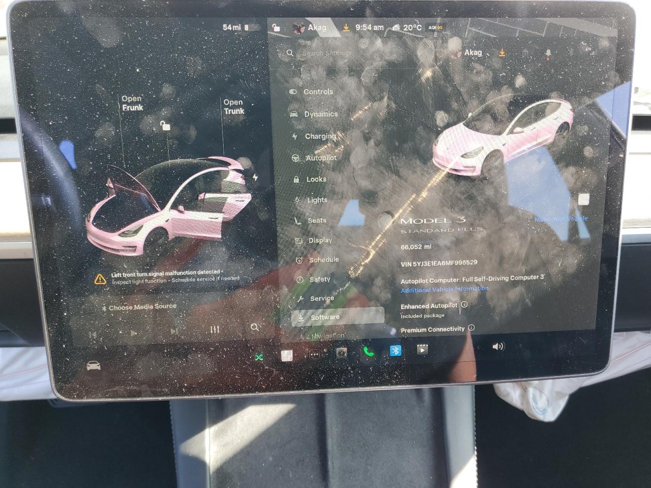 2021 Tesla Model 3 VIN: 5YJ3E1EA6MF996529 Lot: 85412795