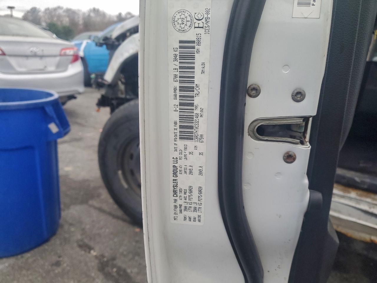 2012 Dodge Ram 1500 Sport VIN: 1C6RD7HT0CS321460 Lot: 94143115