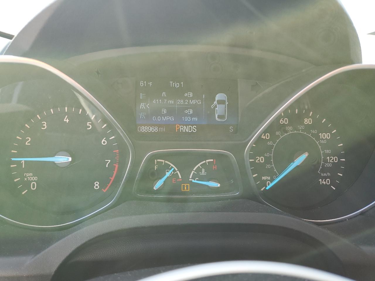 2017 Ford Escape S VIN: 1FMCU0F75HUC54616 Lot: 91971875