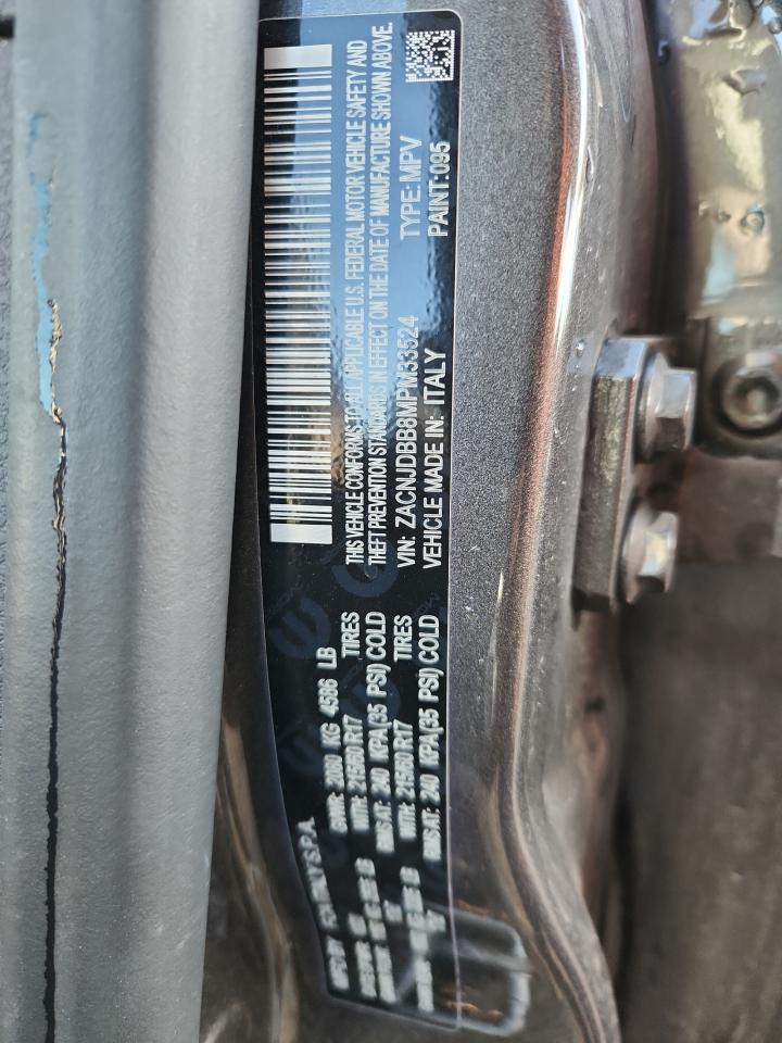 2021 Jeep Renegade Latitude VIN: ZACNJDBB8MPM33524 Lot: 93197385