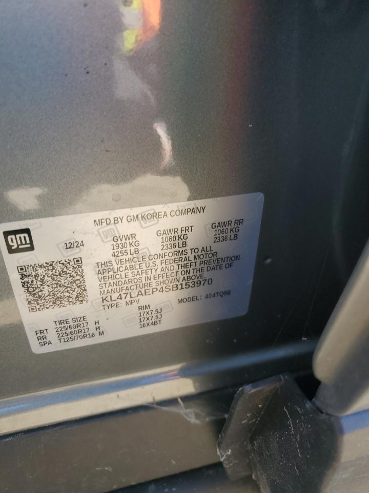 2025 Buick Envista Preferred VIN: KL47LAEP4SB153970 Lot: 90315115