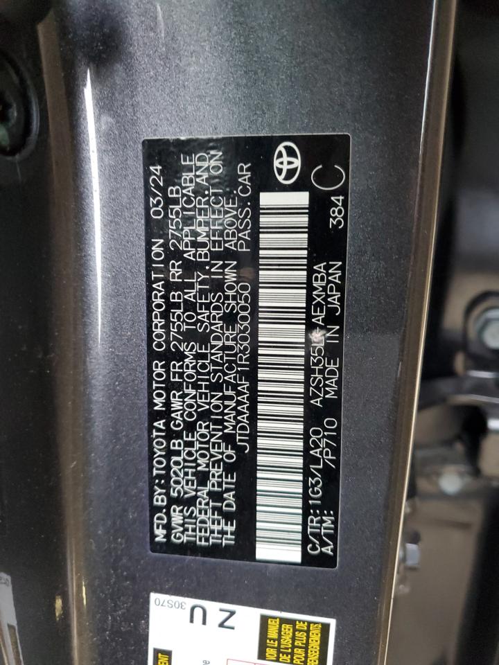 2024 Toyota Crown Xle VIN: JTDAAAAF1R3030050 Lot: 91638615