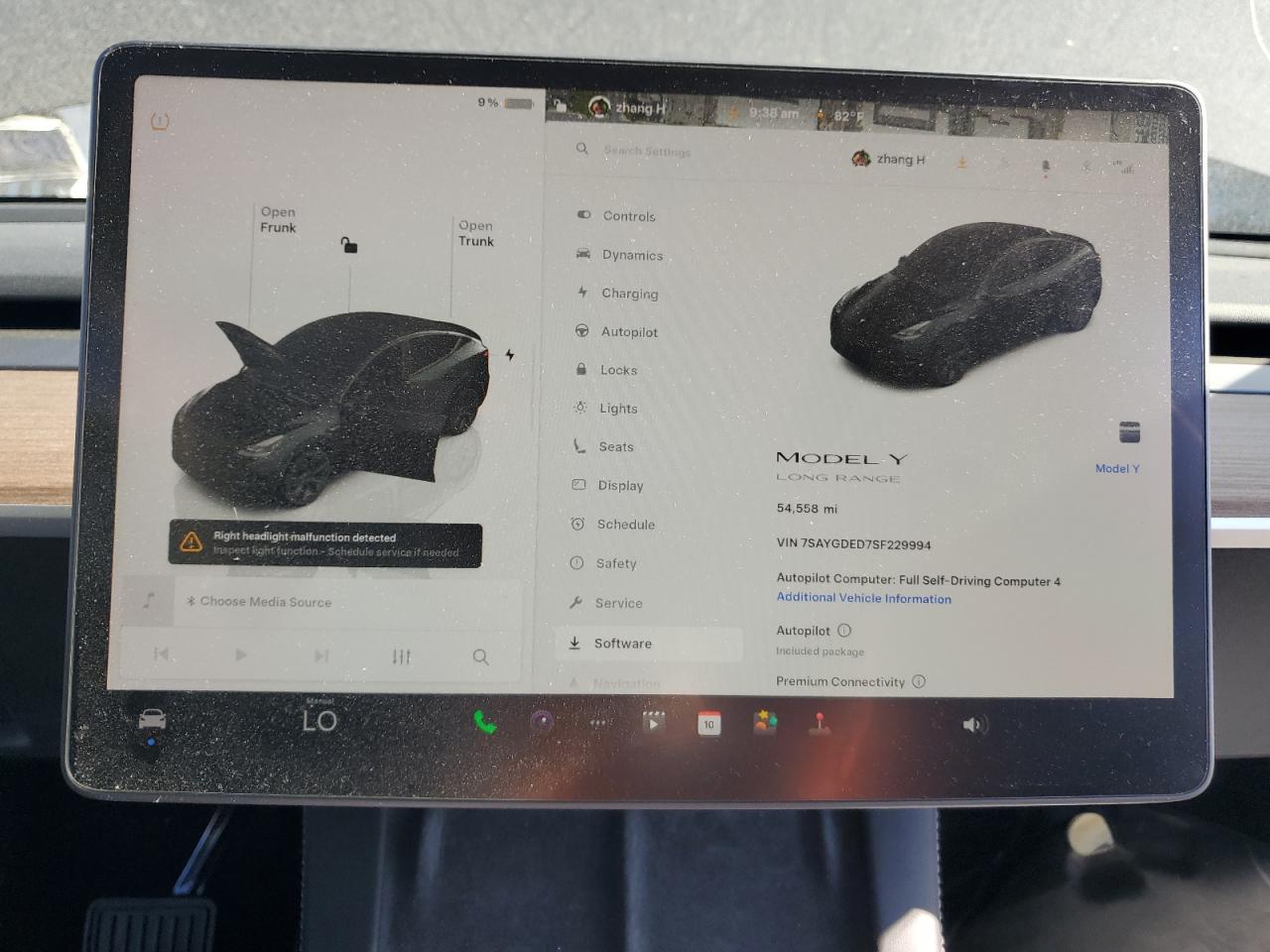 2025 Tesla Model Y VIN: 7SAYGDED7SF229994 Lot: 91842785