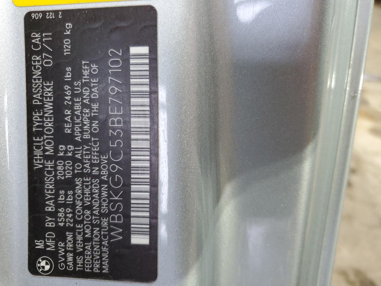 Фото: WBSKG9C53BE797102