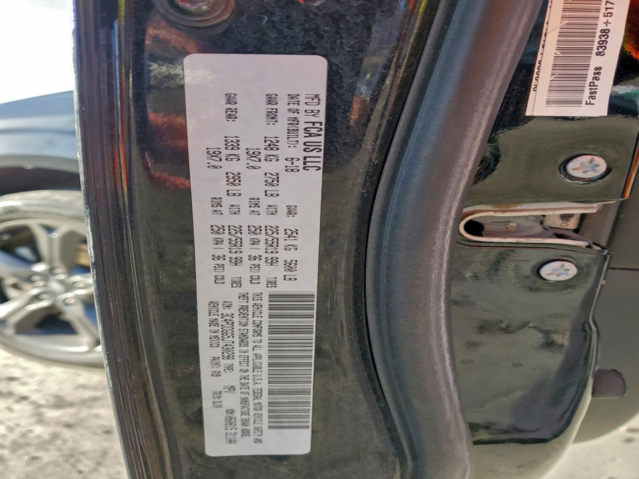 2018 Dodge Journey Crossroad VIN: 3C4PDDGG5JT430298 Lot: 93715975