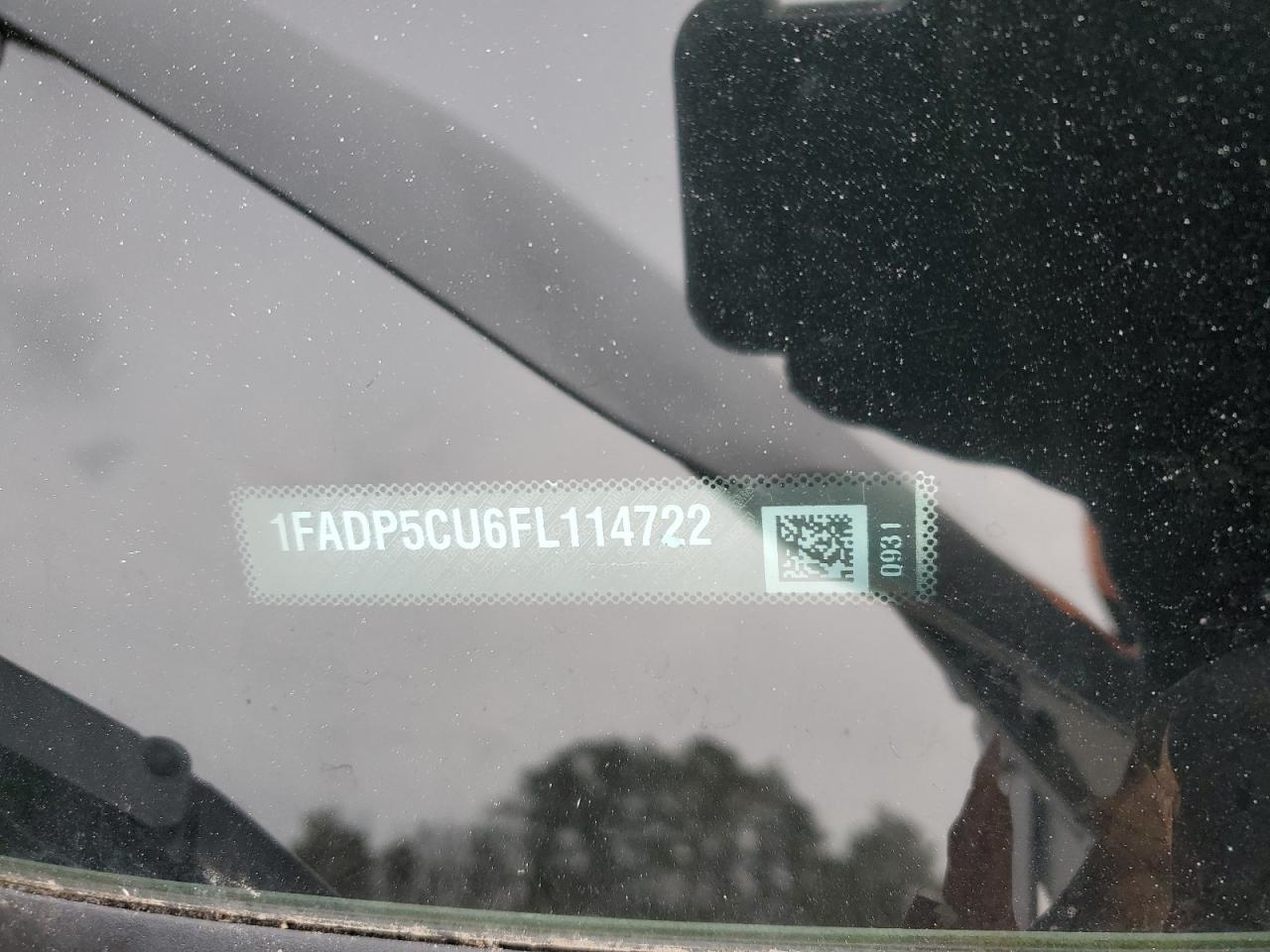 2015 Ford C-Max Premium Sel VIN: 1FADP5CU6FL114722 Lot: 92406685