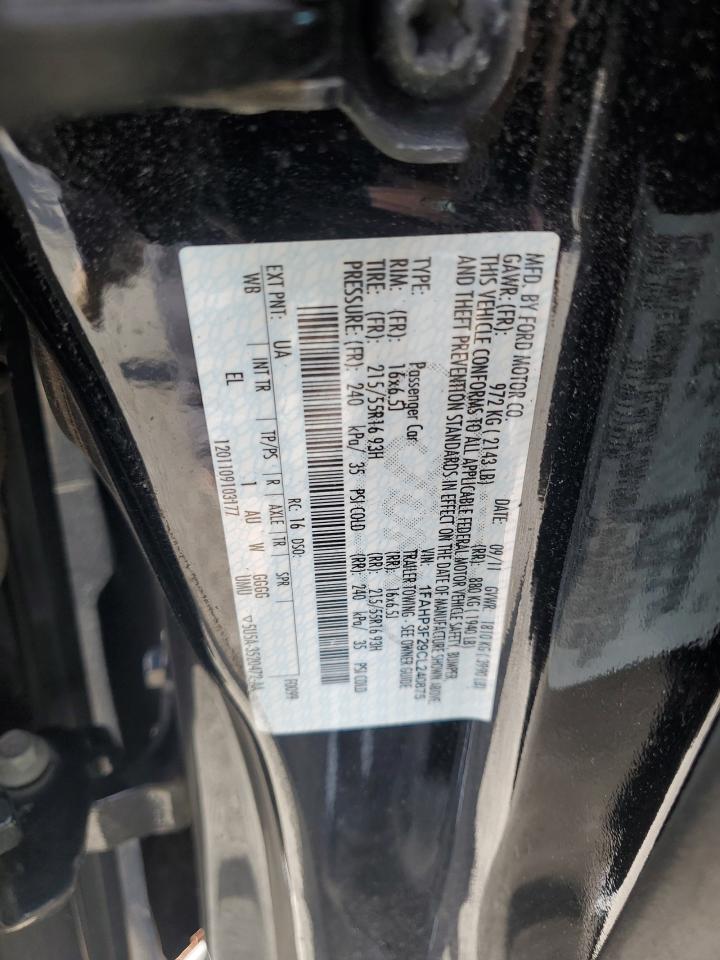 2012 Ford Focus Se VIN: 1FAHP3F29CL240875 Lot: 90867225