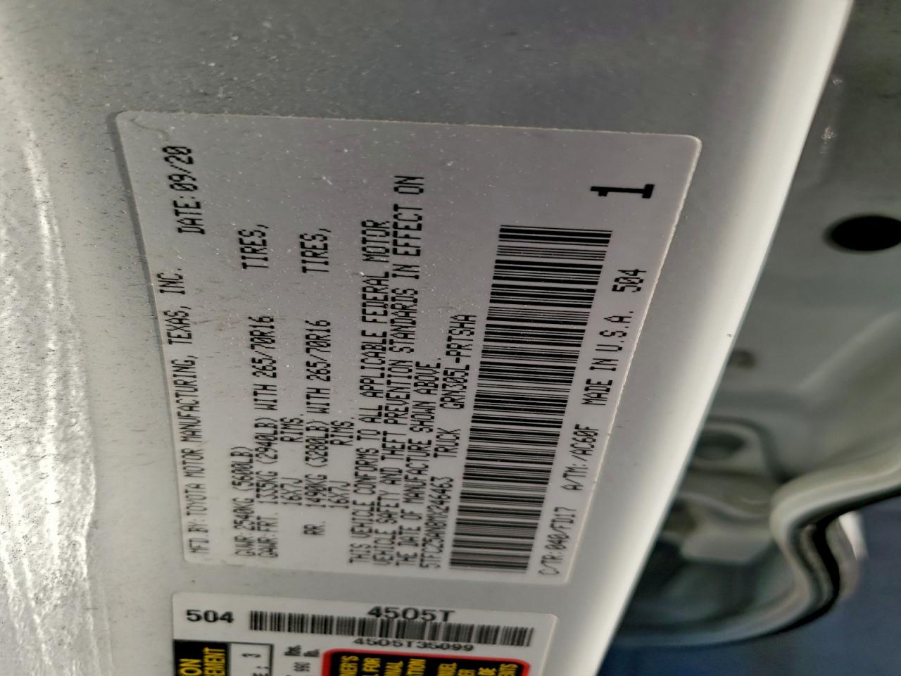 2021 Toyota Tacoma Double Cab VIN: 5TFCZ5AN8MX246463 Lot: 94136405