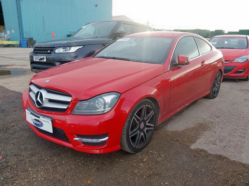 2012 MERCEDES-BENZ C CLASS C180 [1.6] BLUEEFF AMG SPORT PLUS 2DR AUTO for sale at Copart ROCHFORD