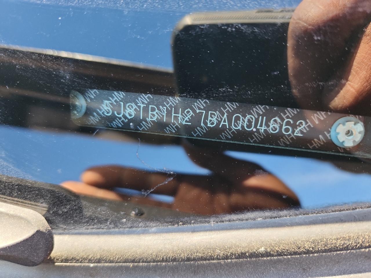 2011 Acura Rdx VIN: 5J8TB1H27BA004662 Lot: 94514825