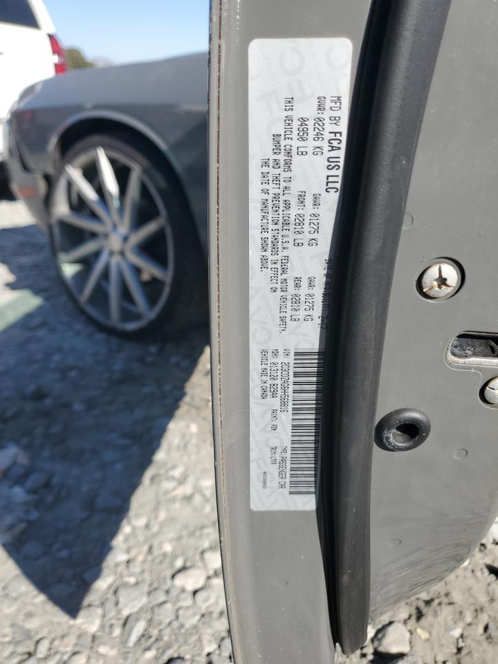 2017 Dodge Challenger Sxt VIN: 2C3CDZAG6HH568816 Lot: 92217495