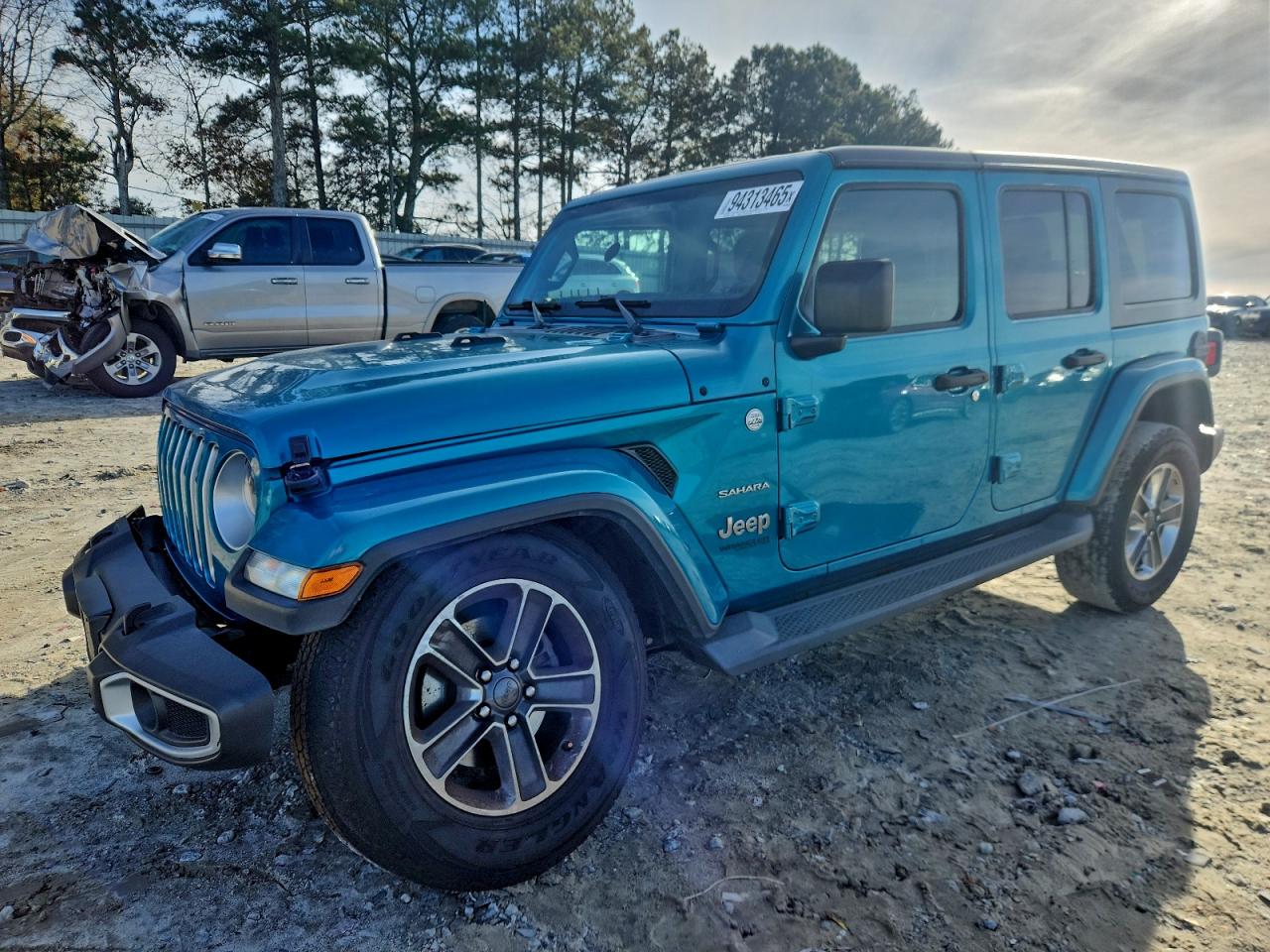 2020 Jeep Wrangler Unlimited Sahara VIN: 1C4HJXENXLW127837 Lot: 94313465