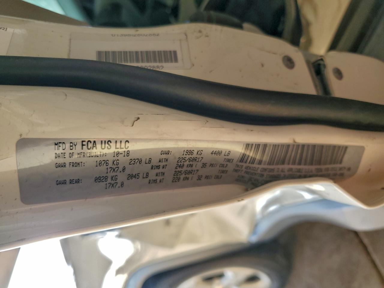 2019 Jeep Compass Latitude VIN: 3C4NJCBB3KT636422 Lot: 94726315