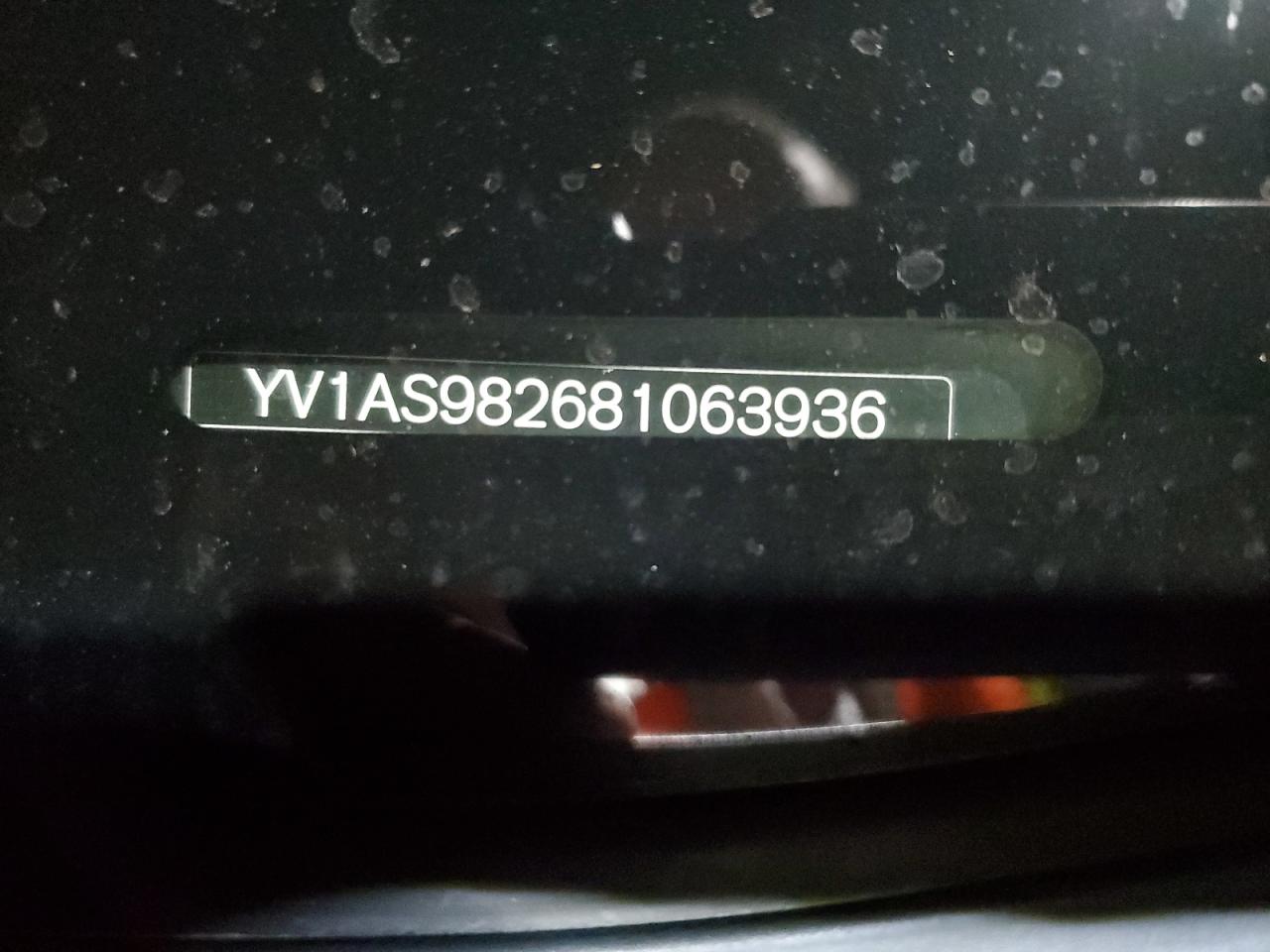 2008 Volvo S80 3.2 VIN: 063936 Lot: 92731215