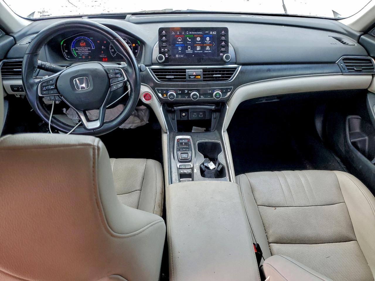 2021 Honda Accord Touring Hybrid VIN: 1HGCV3F98MA009696 Lot: 92748575