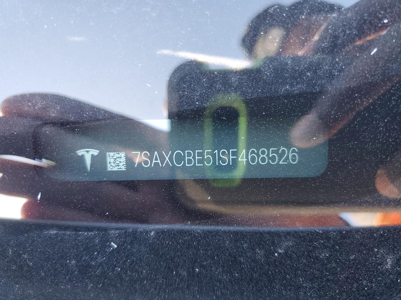 2025 Tesla Model X VIN: 7SAXCBE51SF468526 Lot: 92596875